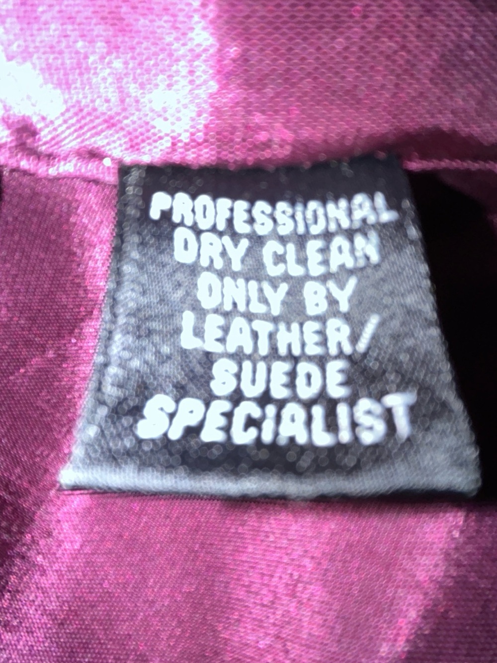 Ellen Tracy Leather Snake Skin Print Purple Textured Blazer - Picture 6 of 6